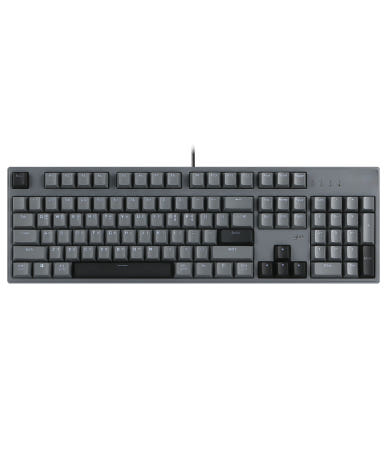 지클릭커 슈퍼히어로 브이옵틱 V104 LED 기계식 게이밍 키보드 104키 PBT 문스톤그레이