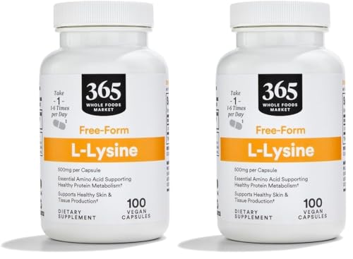 L 라이신 500mg 식물성 캡슐 100정 2팩 365 홀푸드마켓 - 상세 이미지 5