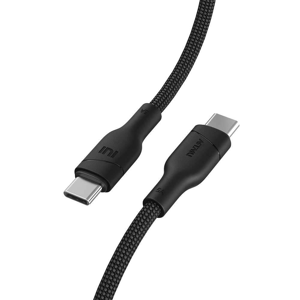네오 C타입 to C 100W 240W 5A PD 고속충전 연장케이블 블랙, 1개, 1m - 상세 이미지 4