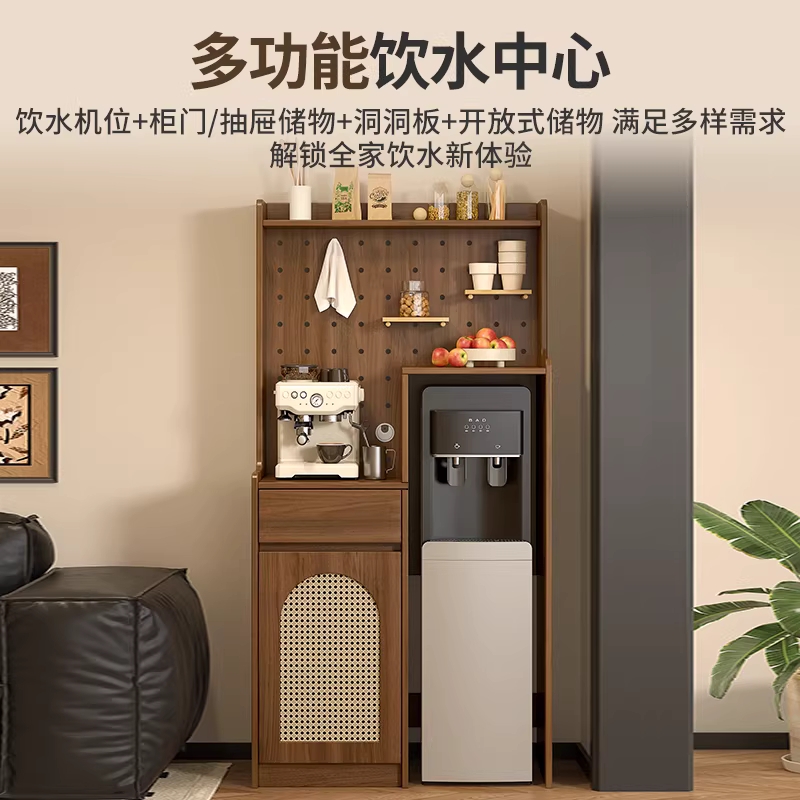 원목 로봇청소기장 보관함 심플 인테리어장 정리함 836x400x1650 - 상세 이미지 3
