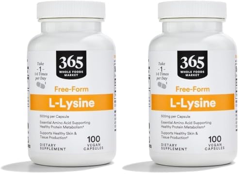 L 라이신 500mg 식물성 캡슐 100정 2팩 365 홀푸드마켓 - 상세 이미지 3