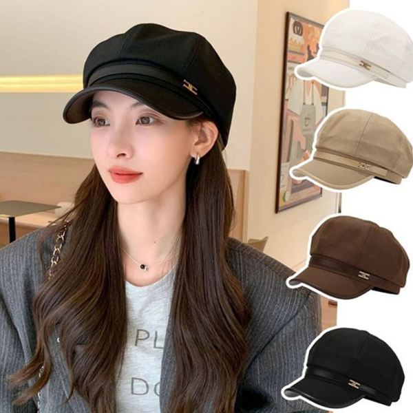 데일리 여성 팔각 모자 캐주얼 여성 뉴스 보이 캡 마도로스 - 상품 이미지
