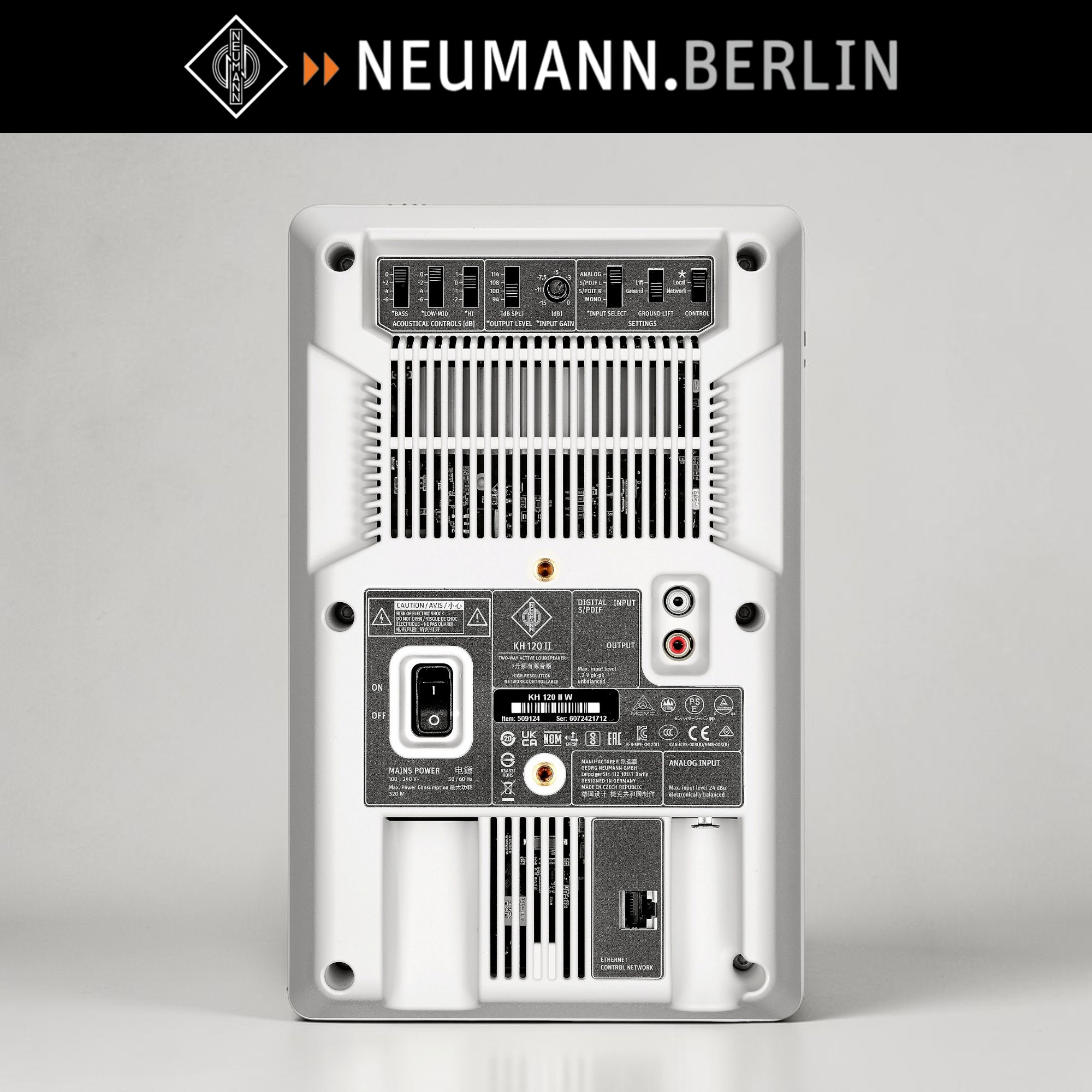 NEUMANN 노이만 KH120 II DSP 5인치 모니터링 스피커 화이트 (1조 2통) - 상세 이미지 5