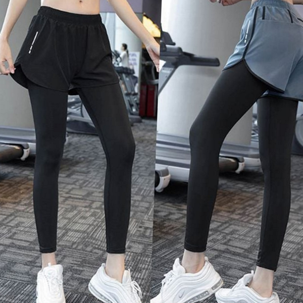 데일리 여성 레깅스 팬츠 트레이닝 여성 스포츠 레깅스 포켓 런닝 - 상품 이미지