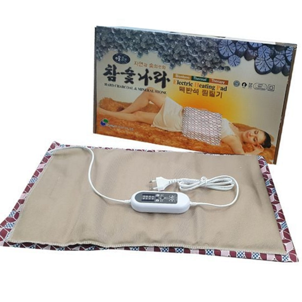 참숯 전기 찜질기 맥반석 온열 찜질기 충전식 담요 - 상품 이미지