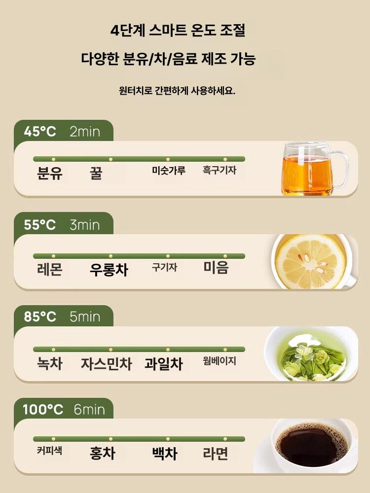 물끓이는 텀블러 가열보온병 보온보냉병 휴대용 보틀 커피 여행 차박 미니포트 - 상세 이미지 3
