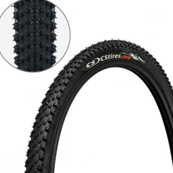 두꺼운 자전거 타이어 산악 mtb 타이어 26x2.125 펑크 방지 교체 - 상품 이미지