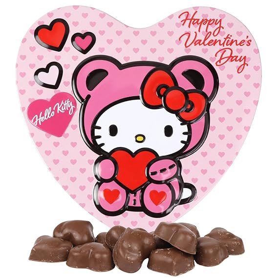 헬로키티 하트 틴 밀크초콜릿 0.1kg 이미지 7