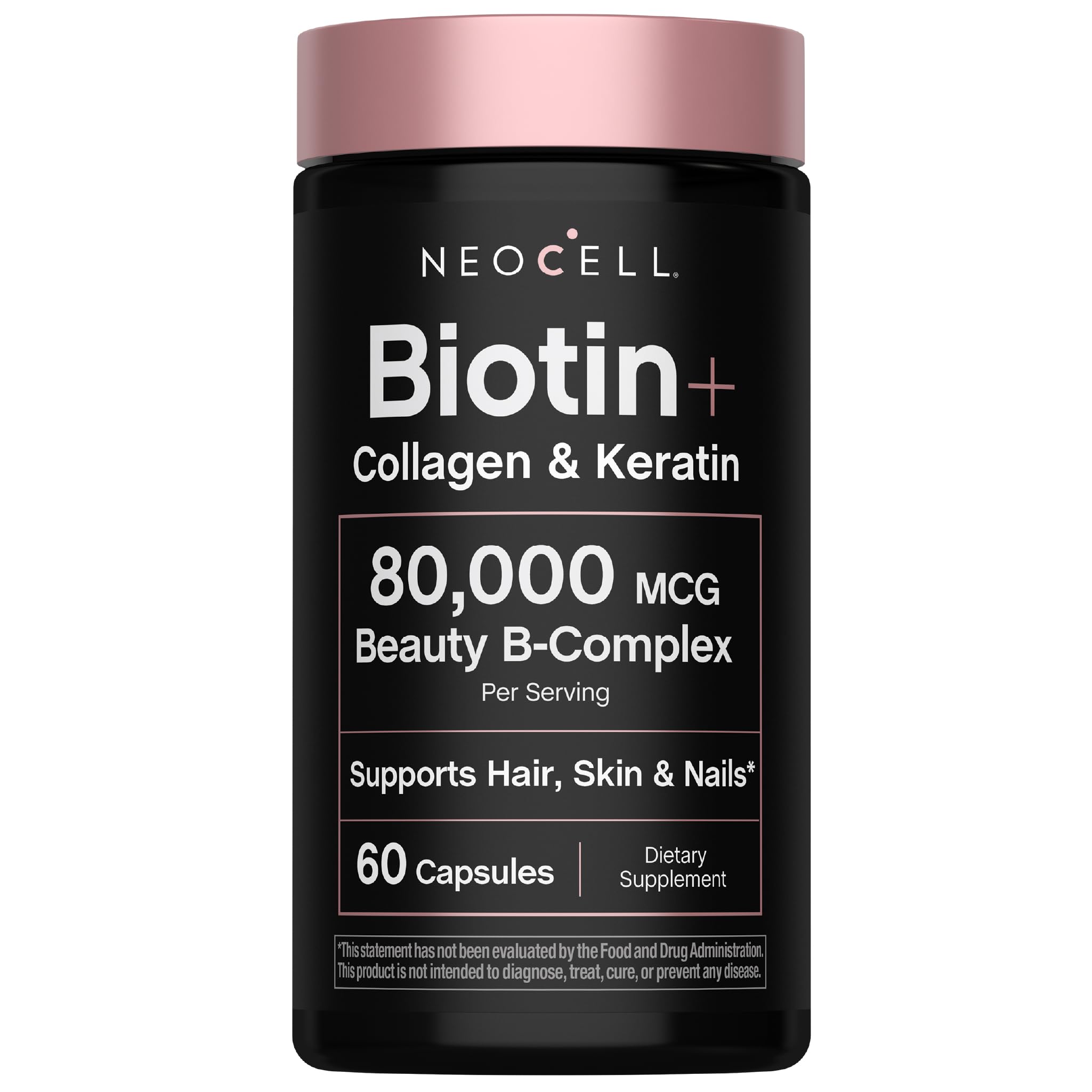 네오셀 비오틴 콜라겐 케라틴 80000mcg 60캡슐 - 상품 이미지