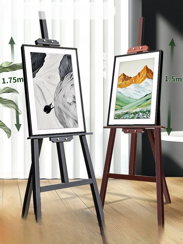 이젤 드로잉 보드 접이식 미술 유화그림 진열대 - 상품 이미지