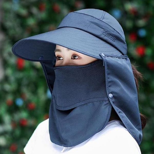 활동용 여름 자외선 모자 차단 햇빛 가리개 모자 야외 얼굴 - 상품 이미지