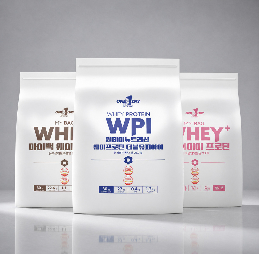 원데이뉴트리션 마이백 웨이프로틴 단백질많은음식 WPI, WPC, WPIH, ISP - 상품 이미지