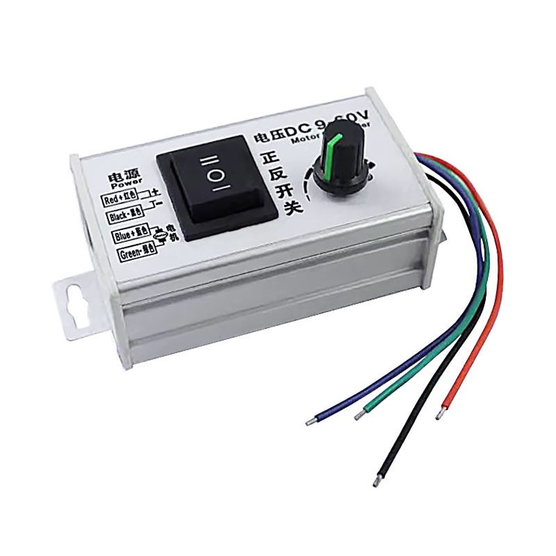 모터 속도제어 컨트롤러 DC 9-60V 광범위 전압 입력 고성능 PWM 무단 속도 조절 - 상품 이미지