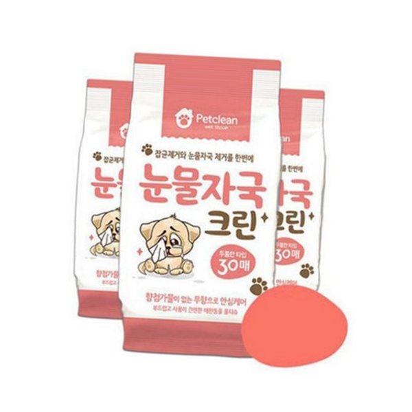 반려동물 강아지 물티슈 얼굴 애견 물티슈 위생 케어 - 상품 이미지