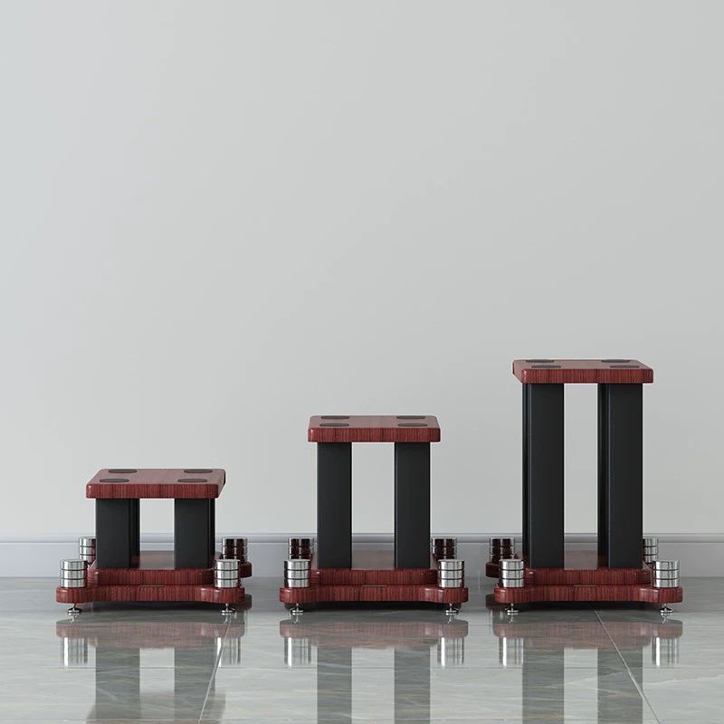 철재 스피커 스탠드 메탈 우퍼 철제 작업실 블랙 선반 블랙 22x28x20 높이 - 상세 이미지 5