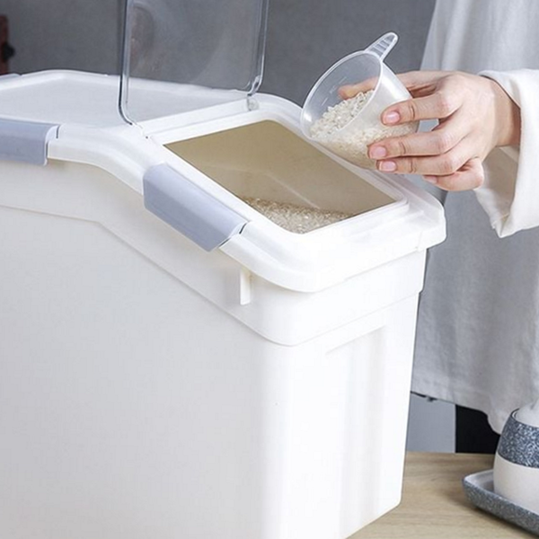 20kg 쌀 보관함 밀폐 잡곡 보관함 대용량 곡물 - 상품 이미지