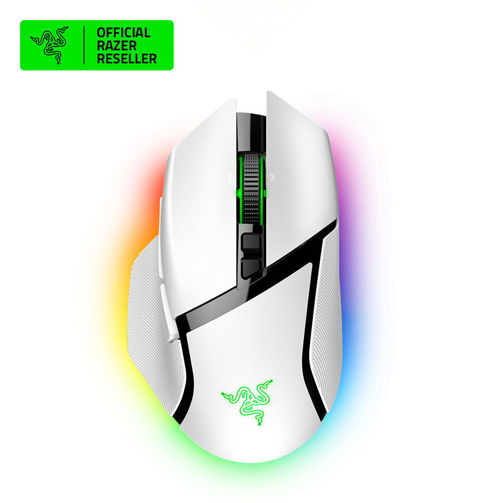 레이저코리아 Basilisk V3 Pro 무선 게이밍 마우스 화이트 - 상품 이미지
