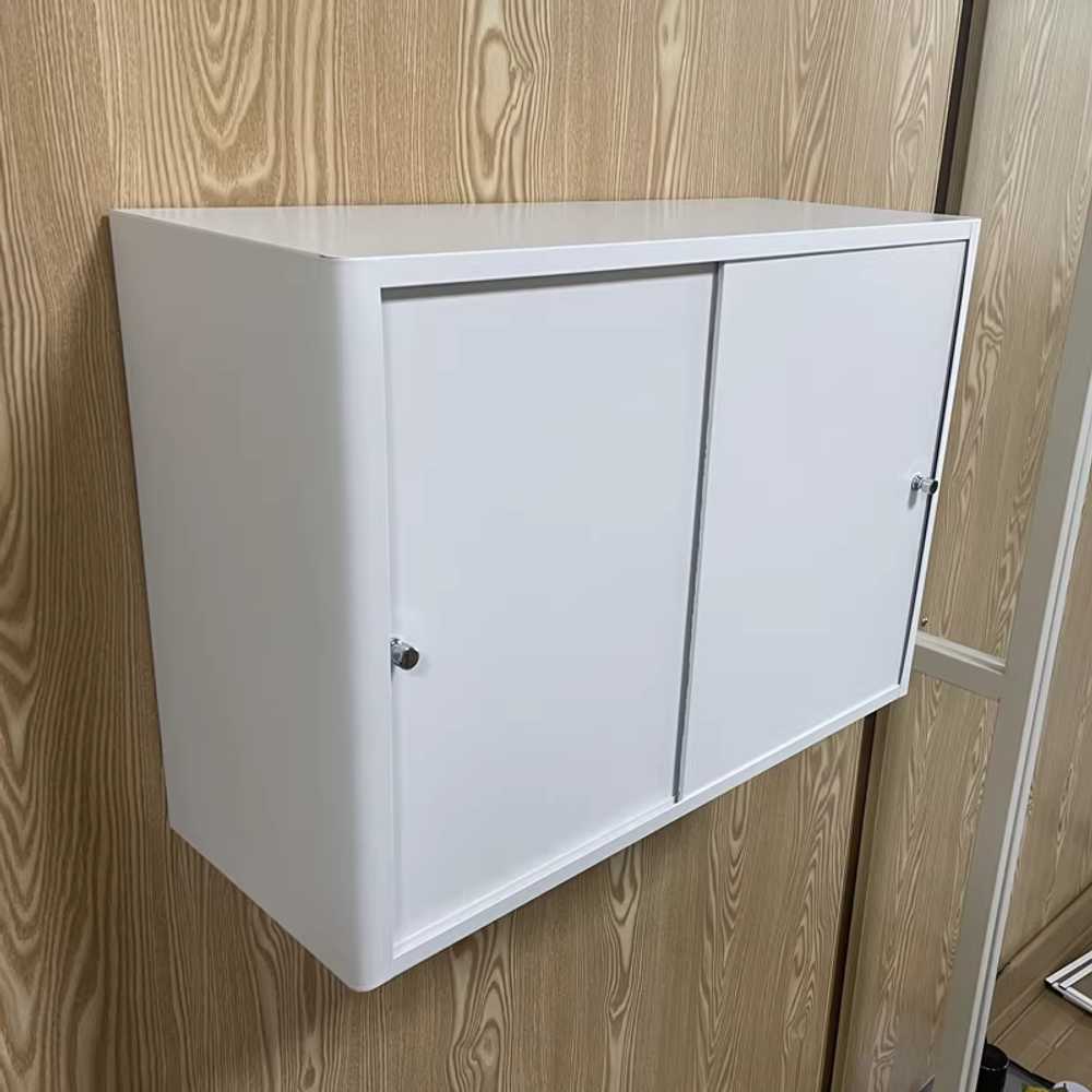 부엌 스텐 상부장 주방 슬라이딩 도어 식기 수납장 50x35x14 - 상세 이미지 4