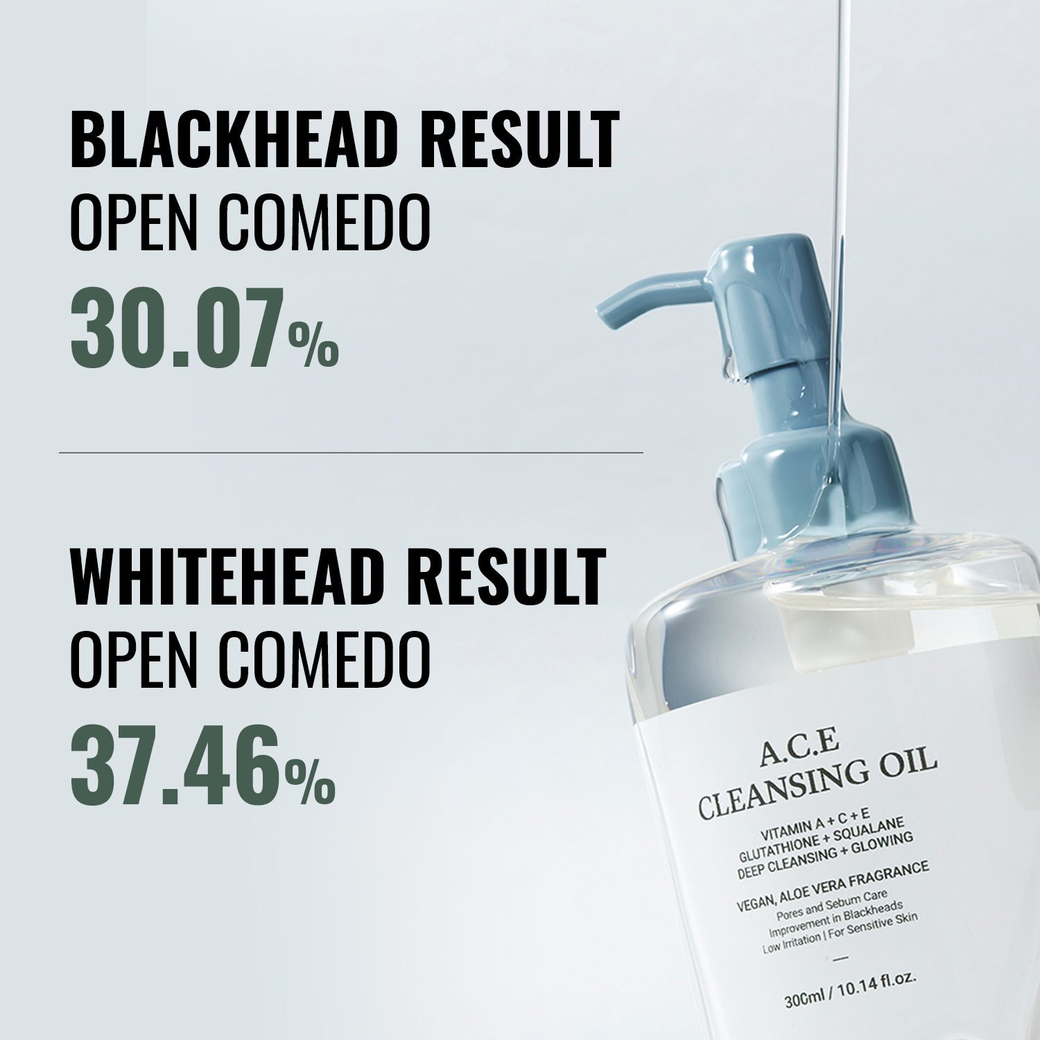 [모공관리] 에이스노 멀티비타민 클렌징오일 300ml 블랙헤드 피지제거 딥클렌징 이미지 3