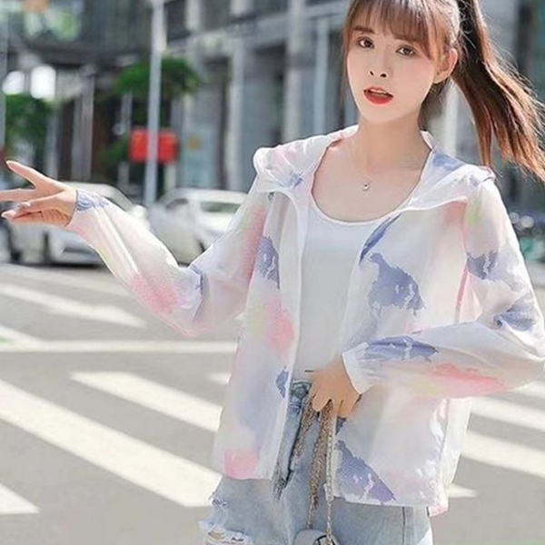 레저 여성 바람막이 여성 메쉬 자켓 후드 여름 - 상품 이미지