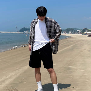남성린넨셔츠 남자여름셔츠 남자여름남방 남성체크남방 착용 후기 | 사이즈/핏 총정리 - 상품 이미지 2