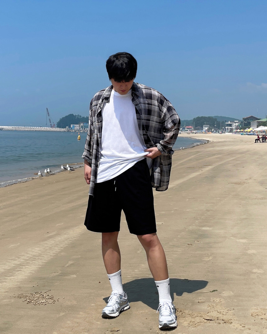 남성린넨셔츠 남자여름셔츠 남자여름남방 남성체크남방