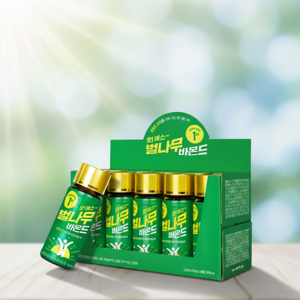국산 벌나무 바몬드 에너지 음료, 간건강 100ml X 10병 - 상품 이미지