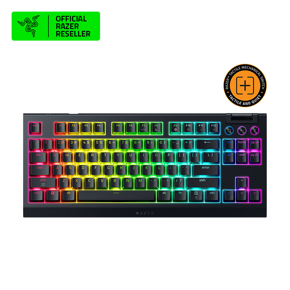레이저코리아 BlackWidow V4 TKL HyperSpeed 게이밍 키보드 한글배열 - 상품 이미지