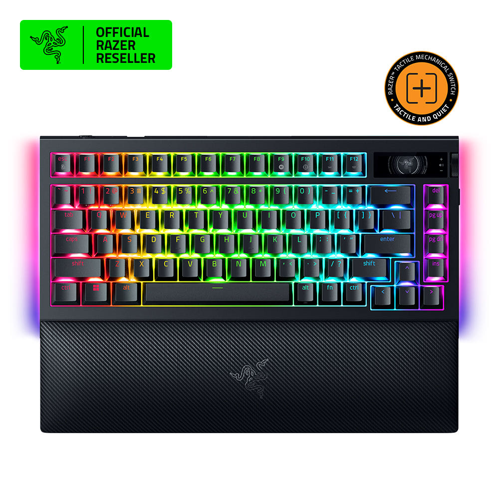 레이저코리아 BlackWidow V4 Pro 75% 기계식 게이밍 키보드 영문배열 - 상품 이미지
