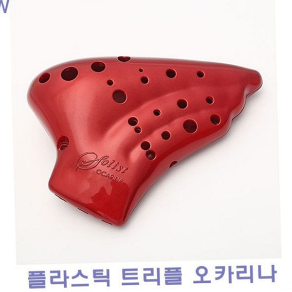 가벼운 플라스틱 오카리나 다관 트리플 오카리나 초보자 연습용 - 상품 이미지