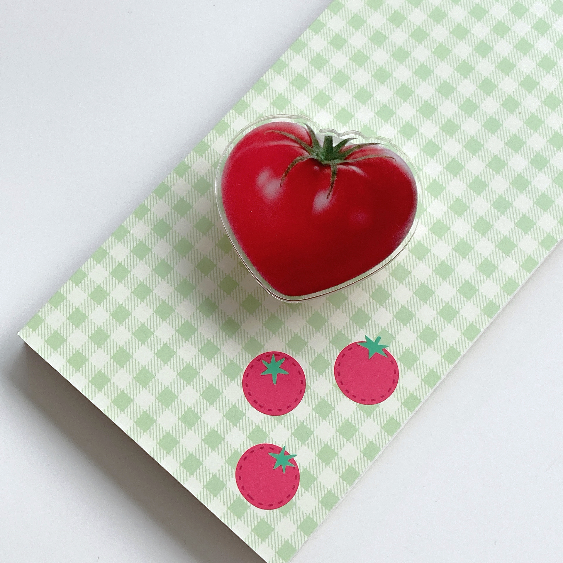 하트 과일 토마토 스마트그립 톡거치대 아크릴 스마트톡 이미지 7