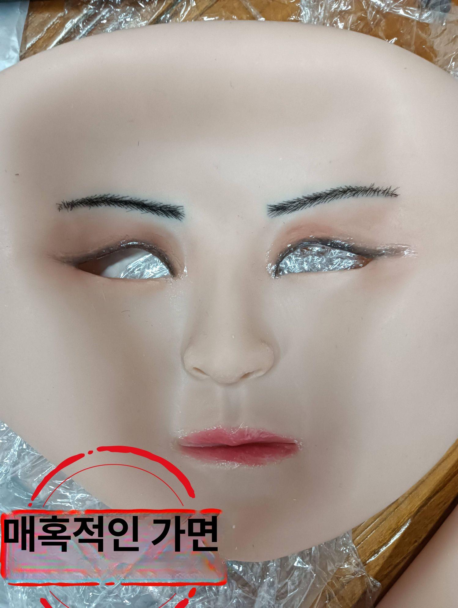리얼 3D 실리콘 마스크 고퀄리티 가면 분장 여자 얼굴 단일 항목 - 상세 이미지 3