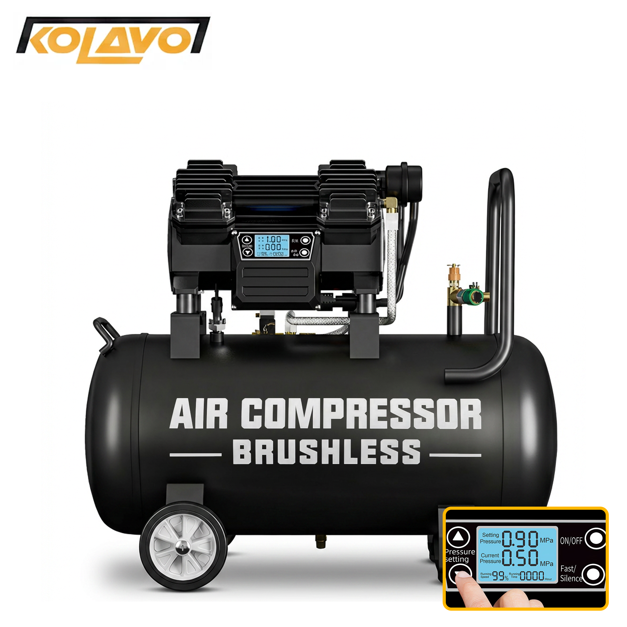 콜라보 콤프레샤 DC991 브러쉬리스 1500W 저소음 37L AL - 상품 이미지