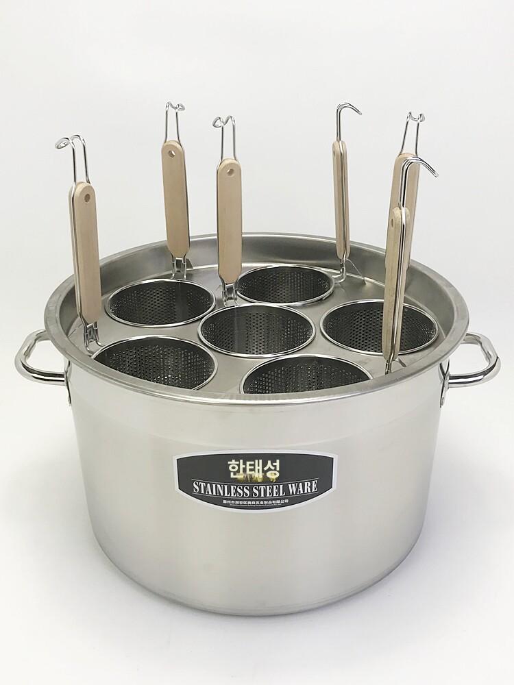 업소용 해면기 스텐 소바면 화구 국수 스테인리스 면렌지 기계 면삶기 면탕기 잔치국수 - 상세 이미지 3