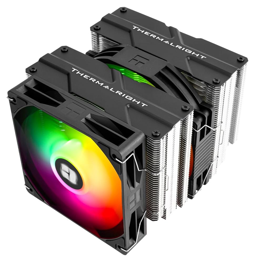 Thermalright 피어리스 어쌔신 140 SE ARGB CPU 쿨러, 듀얼 타워 6 히트 파이프 에어 PWM 팬, 고성능 방열, AM4 / AM5용, 인텔 lga115x 17 - 상품 이미지