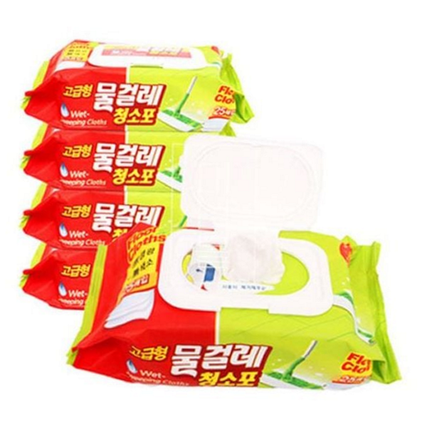 일회용 물걸레 청소포 두꺼운 청소용 물티슈 사무실 바닥 - 상품 이미지