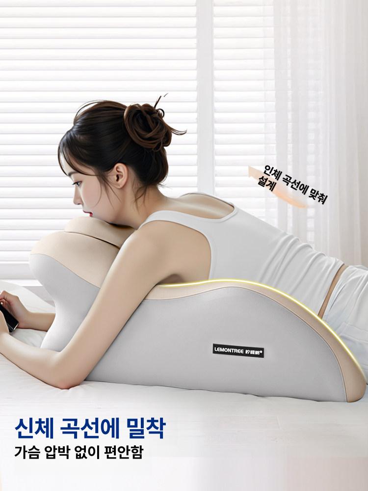 침대 머리맡 쿠션 허리받침 침대등쿠션 등쿠션 대형 기본 허리 밝은 쇼파 소파 침실 연한 - 상세 이미지 3