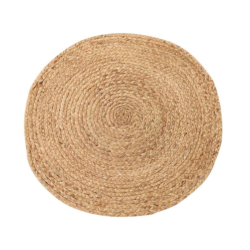 라탄러그 내추럴 라탄 카페트 빈티지 원형 매트 와비사비 원형 직경 60cm - 상세 이미지 5