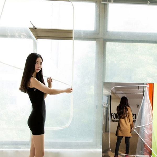 바람막이 베란다 방풍 비닐 투명 베란다 비닐 커튼 방한 - 상품 이미지