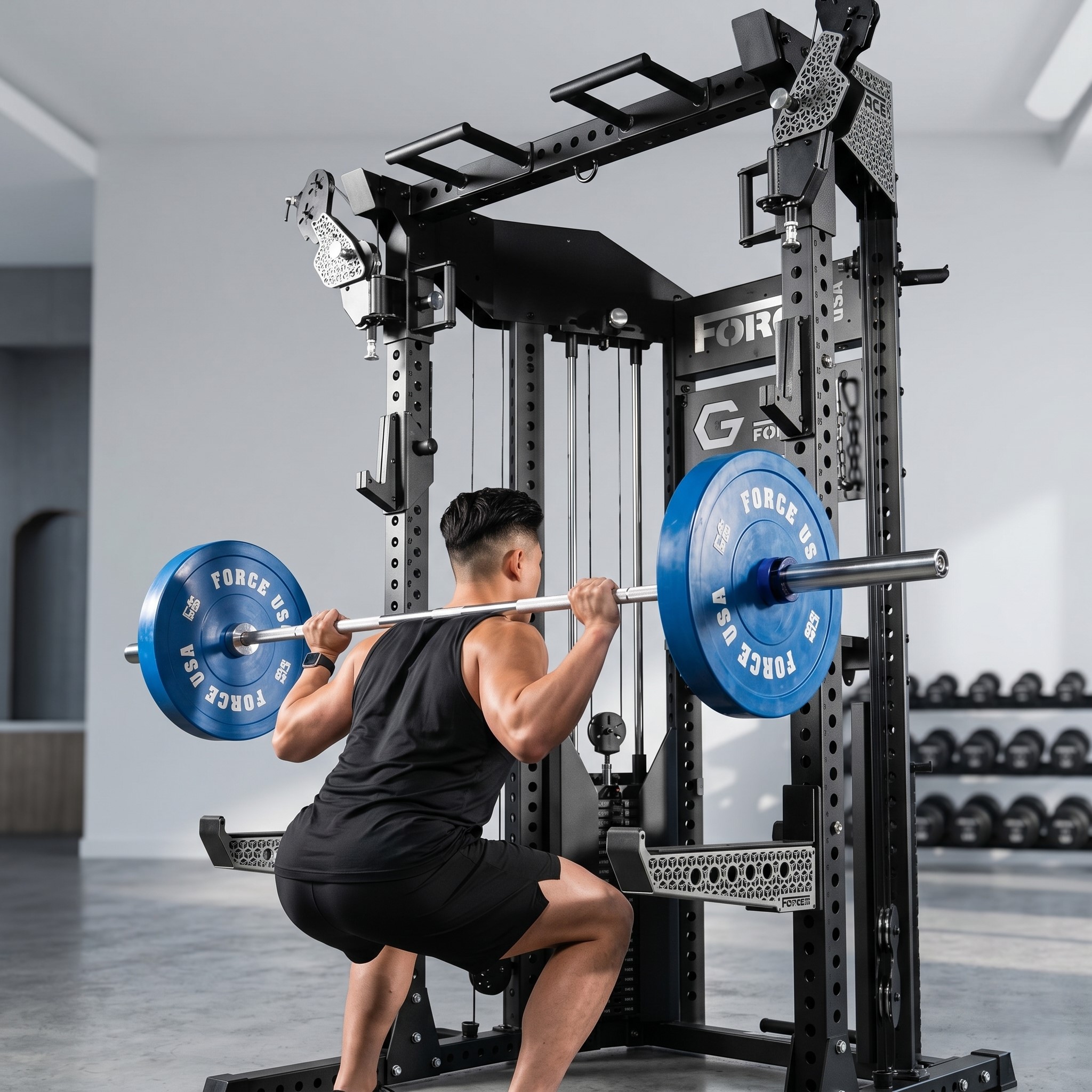 [Force 페스티벌] Force USA Functional Trainer Rack 올인원 듀얼폴리 멀티 파워랙 - 상세 이미지 3
