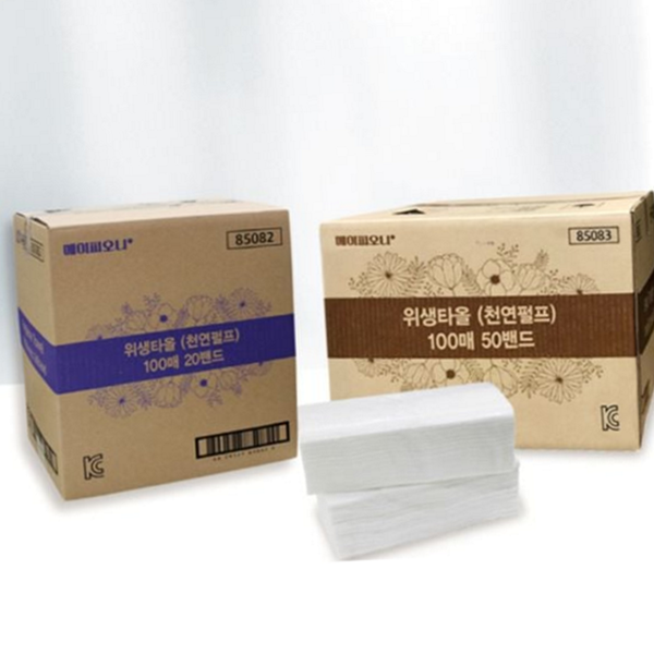 도톰한 위생 페이퍼 타올 핸드 무형광 페이퍼 타올 대용량 업소용 - 상품 이미지