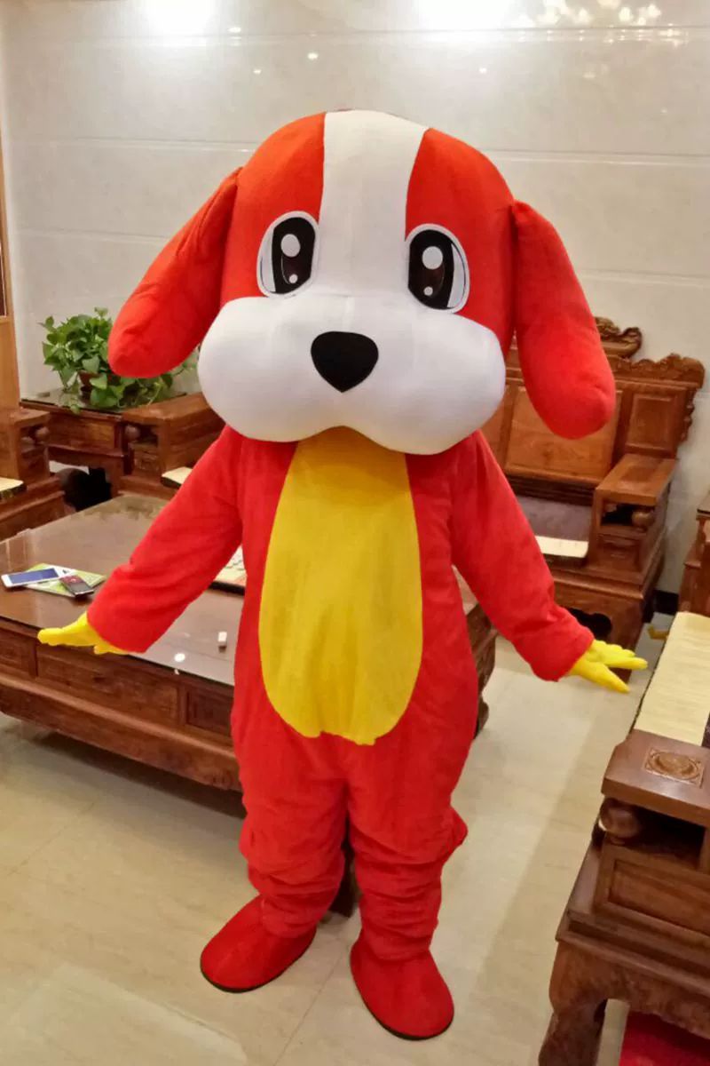 강아지 인형탈 코스튬 코스프레 캐릭터 축제 파티 인형탈제작 탈 인형 개 연극 - 상세 이미지 3