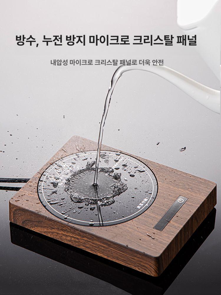 전기티워머 차탕기 미니사이즈 온도조절 멀티 하이라이트 포트 스텐 커피 보온 전기포트 티팟 - 상세 이미지 4