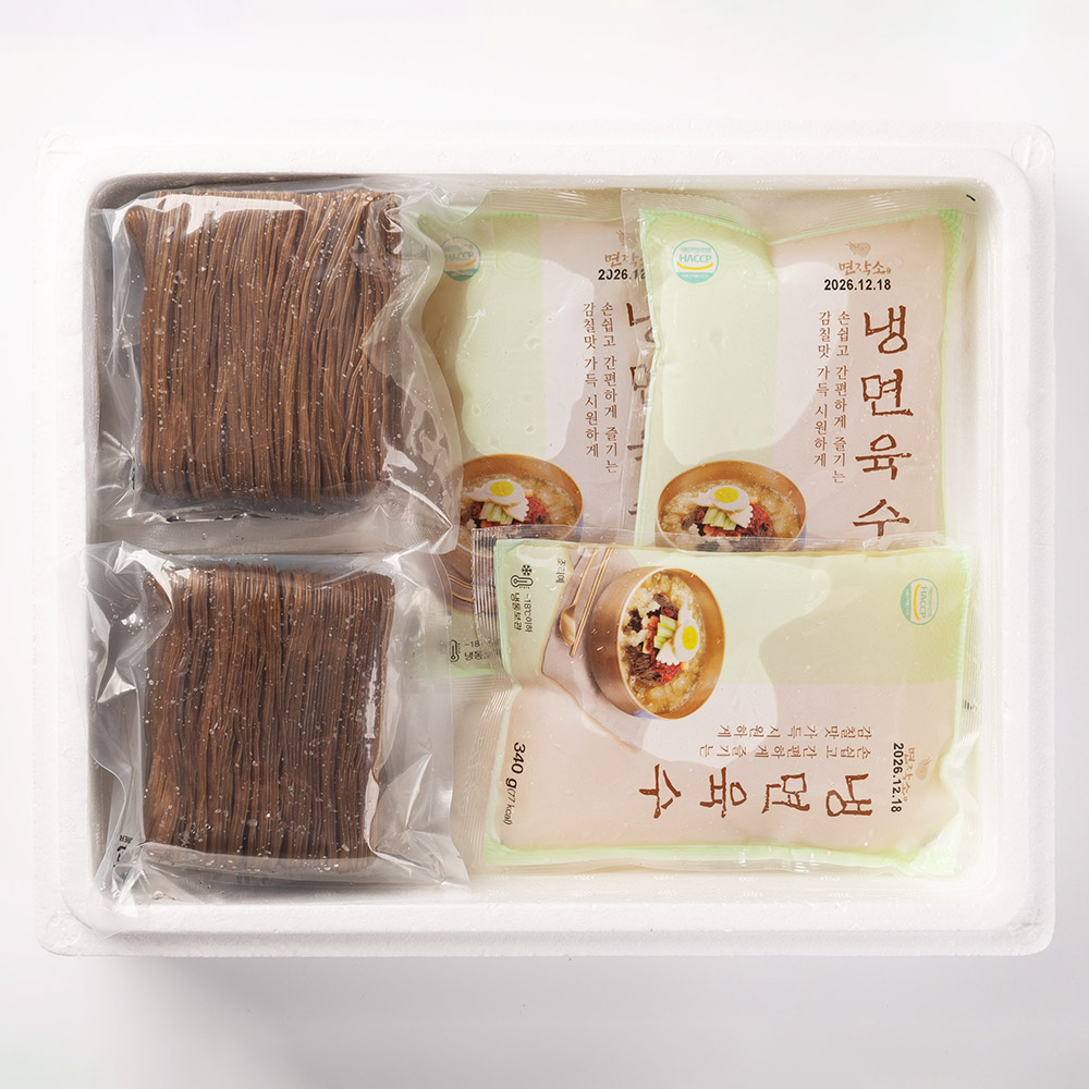 평양 냉면 물냉면 1인분 메밀 이미지 2