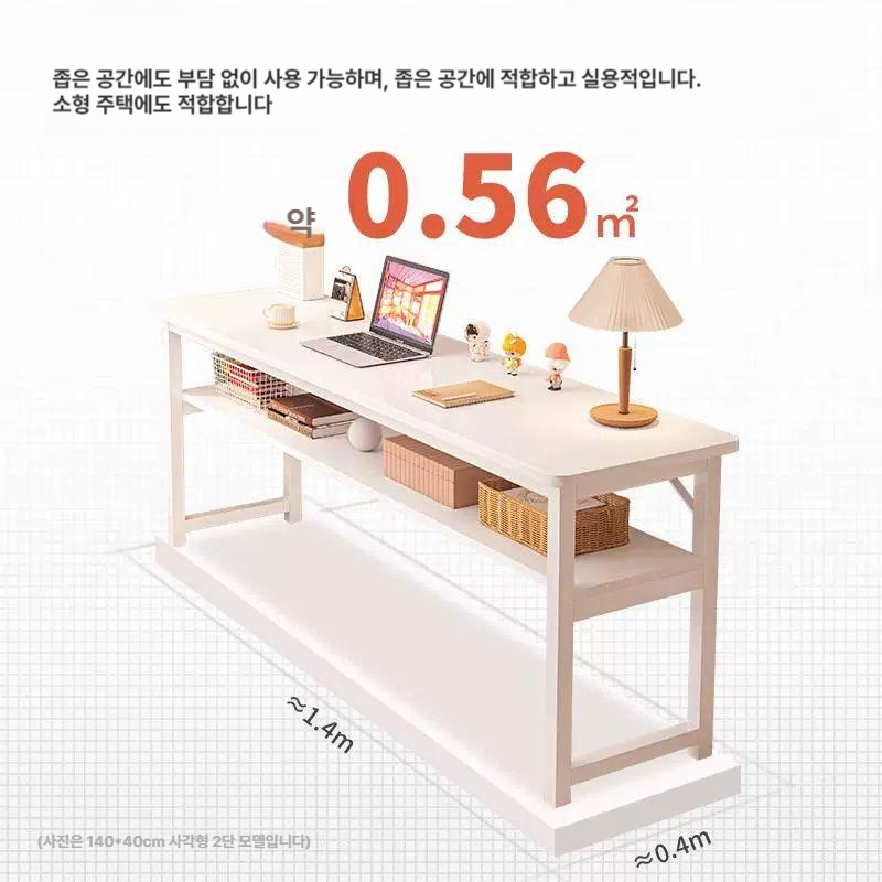 장테이블 긴책상 폭 원룸 노트북 탁자 창가 작업대 컴퓨터 서재 거실 인테리어 베란다 침실 - 상세 이미지 5