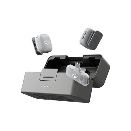 DJI MIC Mini 2 (2TX+1모바일 RX+충전 케이스) 모바일용 무선 마이크 미니