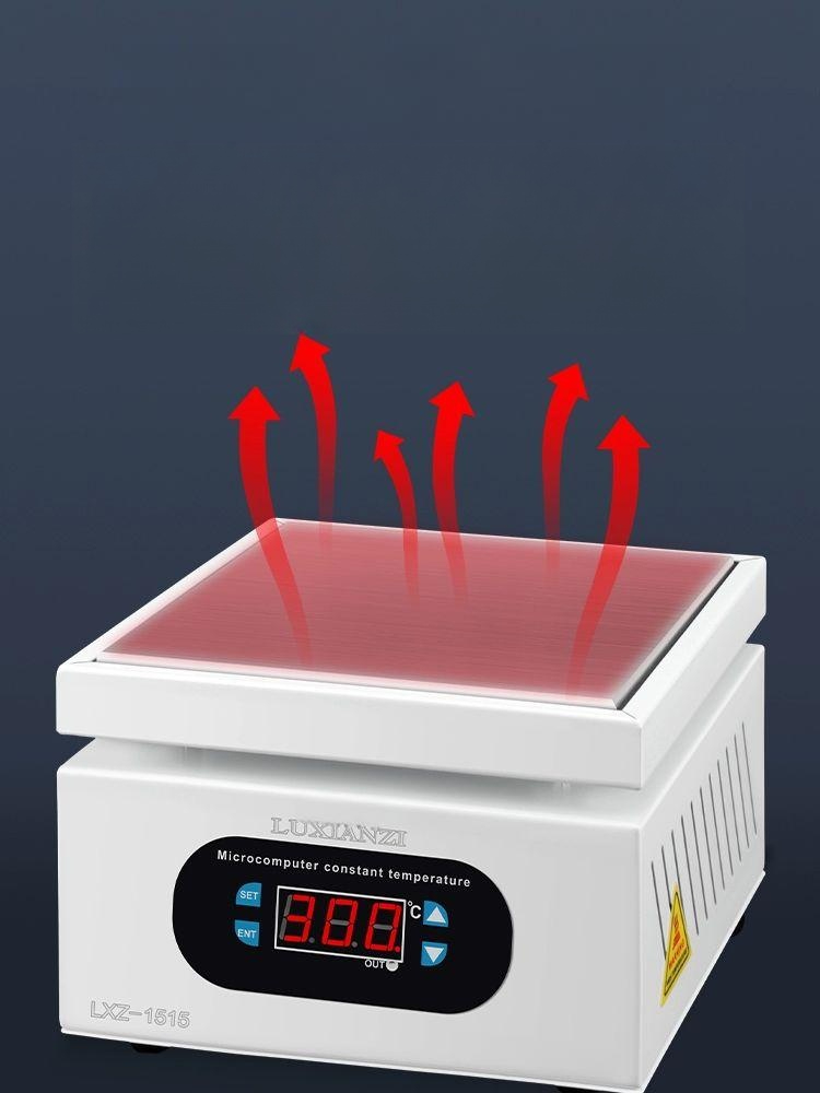 가열판 핫플레이트 실험실 온도조절 기판 테이블 작업대 350W 1010 - 상품 이미지