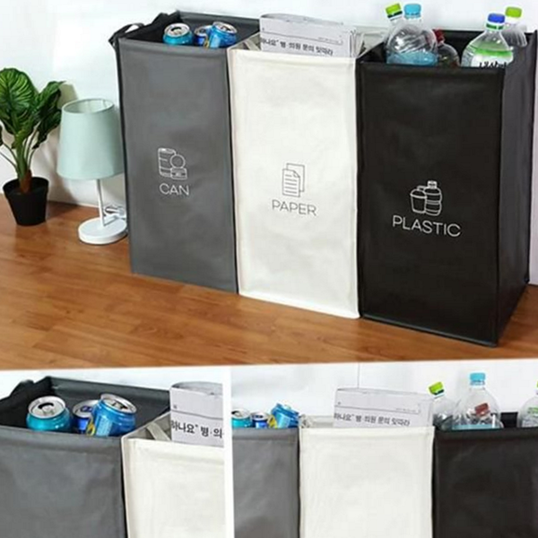 가정용 분리수거함 접이식 재활용 대용량 쓰레기통 주방 - 상품 이미지
