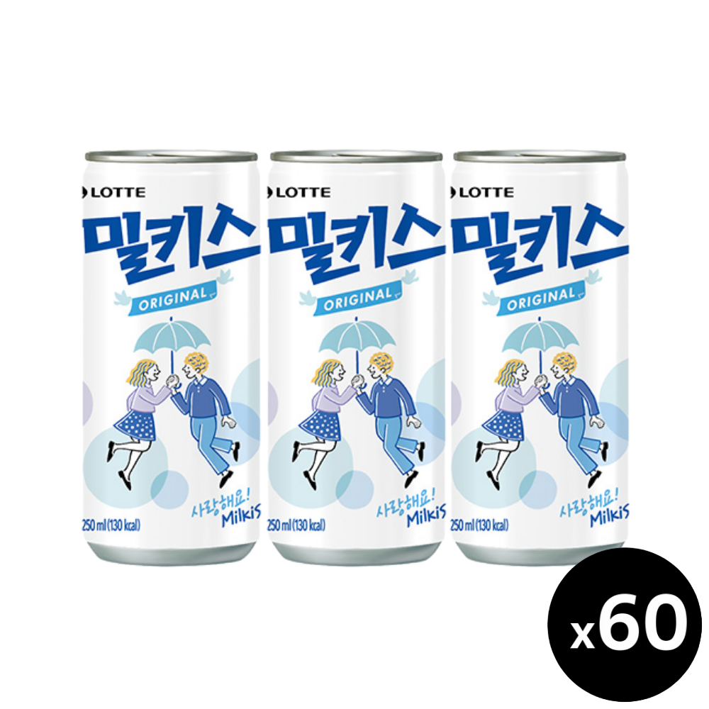 롯데 밀키스 250ml, 60개 - 상품 이미지