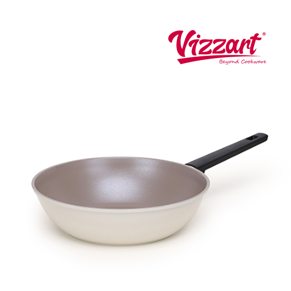 비자트 가스렌지 궁중팬 국산 온도센서 세라믹 웍팬 28cm - 상품 이미지